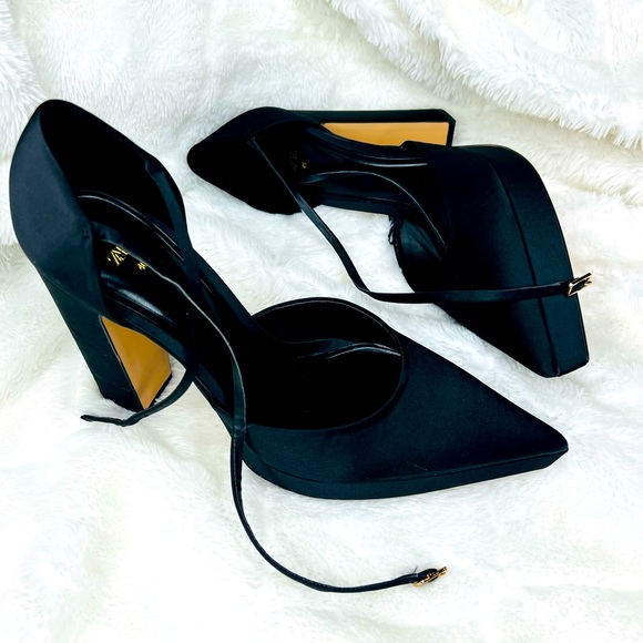 Brand New Zara Platform Heel.Size 40 - Picture 10 of 11